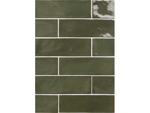 Ape Seville Green Glans Wandtegel 6,5x20 cm 27,58 m²