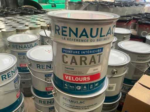 Renaulac Carat velvet yellow 4000 ml peinture intérieure (30x)