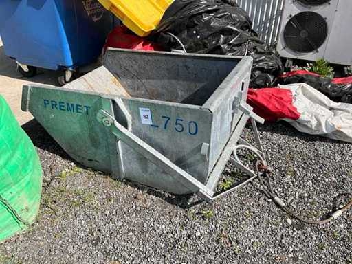 Premet L750 Waste container for crane