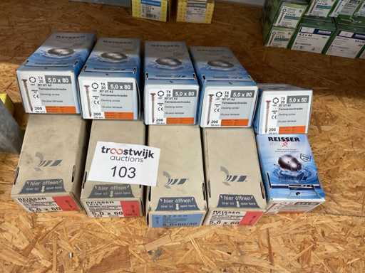 10 dozen terrasschroeven