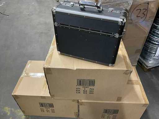 2492 Pilot case Aluminium z komorą na laptopa (13x)