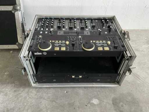 DJ-Case mixer Denon + Doppio lettore CD in CAse