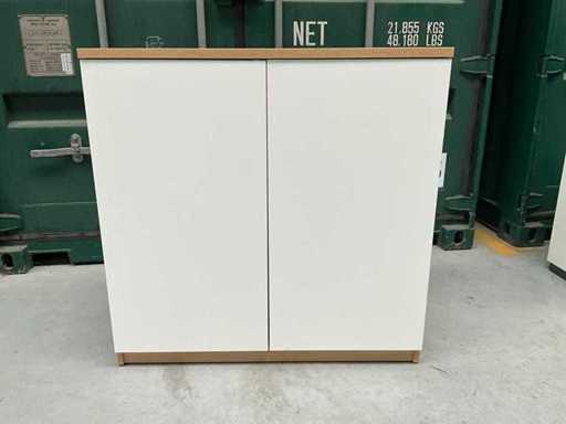 Houten opbergkast (6x)