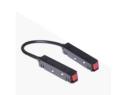 4 x Hoekconnector voor Magnetische Rail – 48V – Zwart