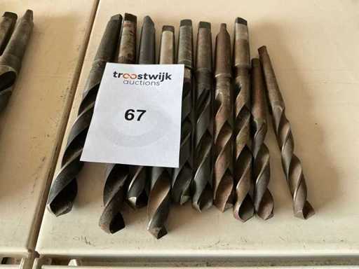 Lot Metal Drills HSS (10x)