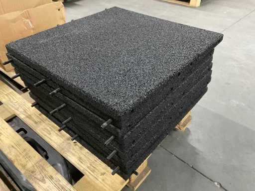 Rubberen tegel 50x50x2.5 cm (10x)