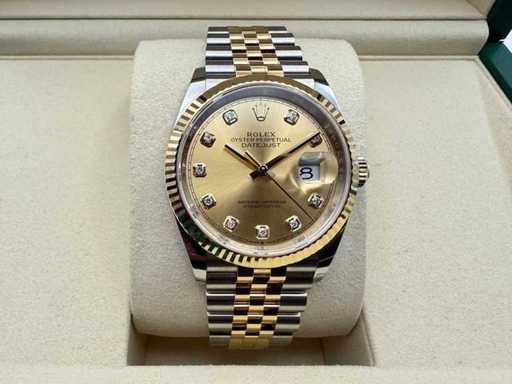 Rolex Date doar 36 126233 | Punct diamant de șampanie | Jubileu | 2026 | Nepurtat