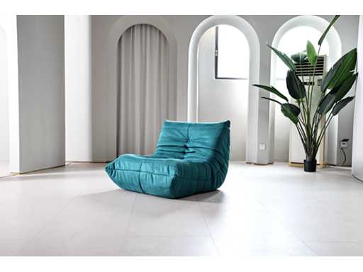 Design fauteuil blauwgroen S