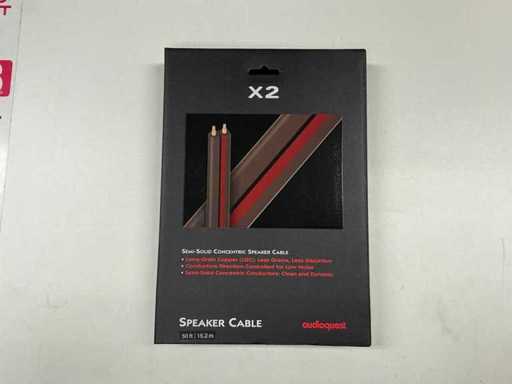 Kabel głośnikowy Audioquest X2 15,2m (3x)