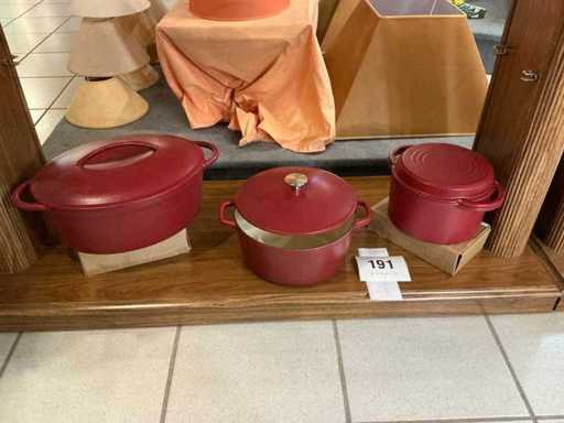 GSW Cast iron pot (3x)