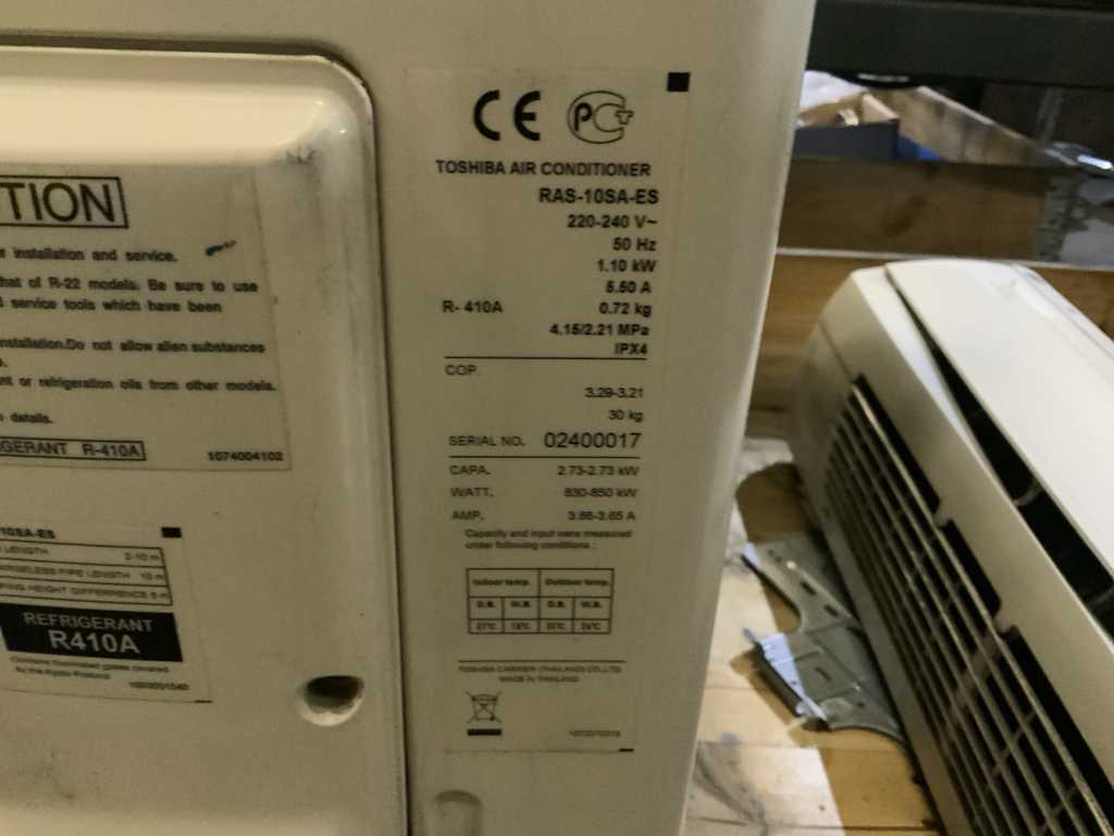 TOSHIBA RAS-10SA-ES Air Conditioning | Troostwijk Auctions