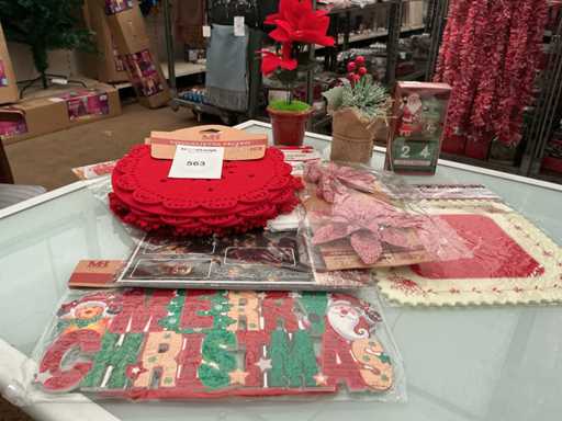 Weihnachtsdekoration für Partys.