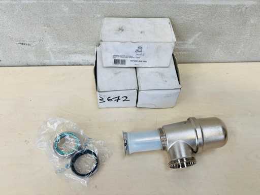 (X3) - Vernikkelde messing gootsteenval met verstelbare bodem 