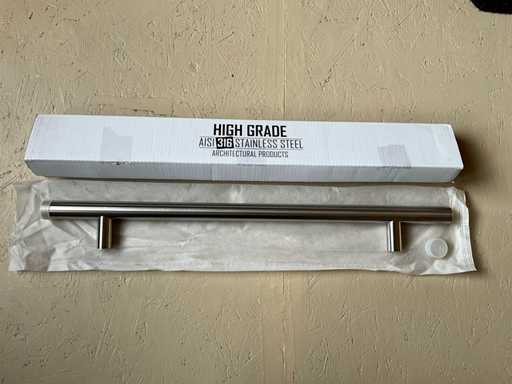 Door handle T-Model 700mm in stainless steel