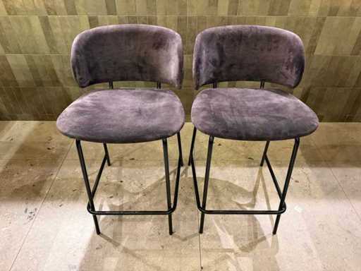 Vervoort - Tabouret de bar de demi-hauteur (6x)