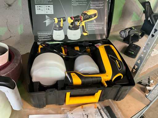 Wagner 0442B Verfspuit en partij divers toebehoren