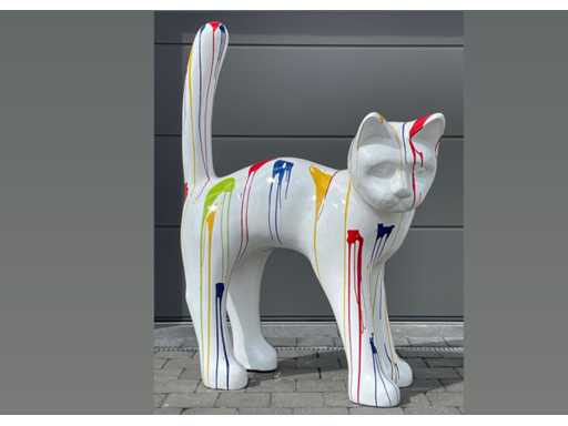 Cat White Trash H150cm
