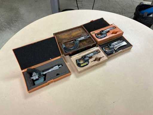 Mitutoyo micrometers (5x)