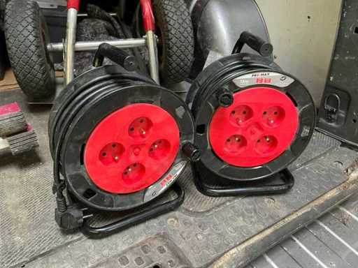 Pro-max Kabelhaspel 12m (2x)