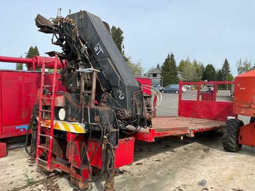 1986 Hiab 190AWV Truck crane on container chassis