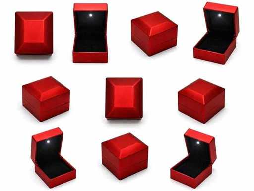 Scatola Red Ring con LED 10 pezzi
