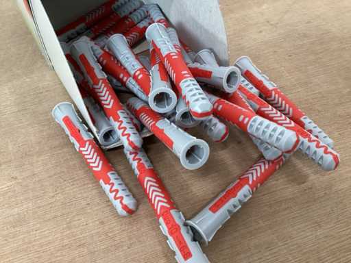 Wtyczka zasilaj?ca Fischer Duo 10x80, pude?ko 25 sztuk (32x)