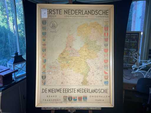 landkaart ‘Eerste Nederlandse’