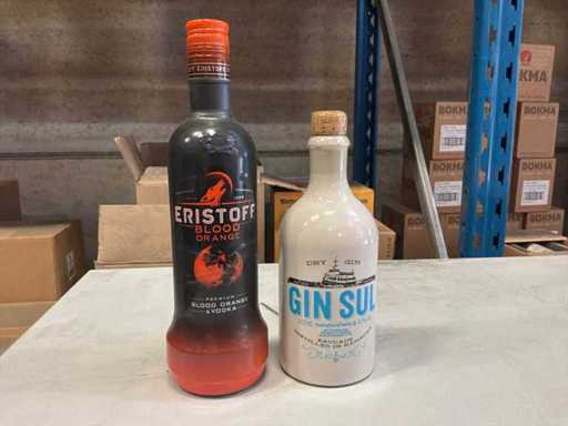 Festa di liquore, gin e vodka