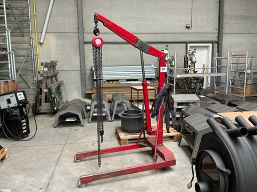 Lifter hydraulische manuele werkplaatskraan