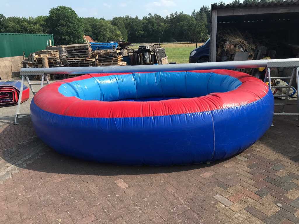 Inflatable Swimming Pool with Balance Beam
