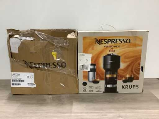 Cafetière Nespresso De’Longhi/Krups (2x)
