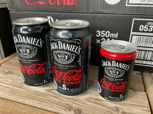 Jack Daniels Dose Coca-Cola-Whiskey-Mischung