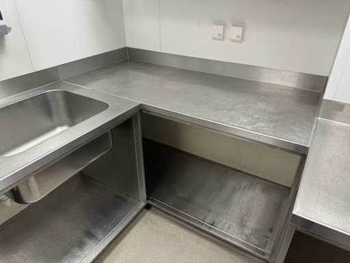 Masă de lucru din oțel inoxidabil