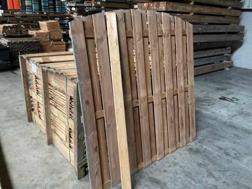 Impregnated spruce garden screen bar 180x180 cm (28x)