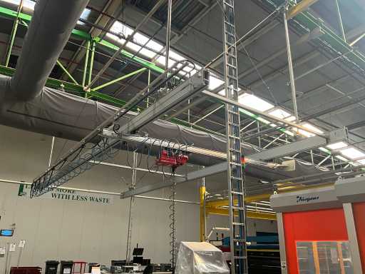 LASE Construction de suspension de pont roulant 500 kg.