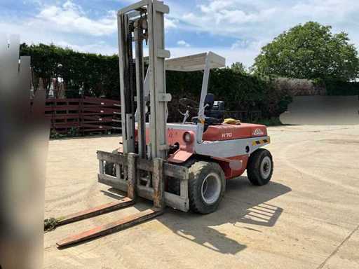 1982 Linde H70D industriële vorkheftruck - 7 ton - diesel - functioneel