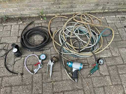 Luchtslangen + gereedschap