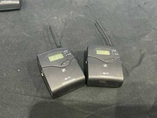 Sennheiser EW G4 Beltpack transmitter (2x)