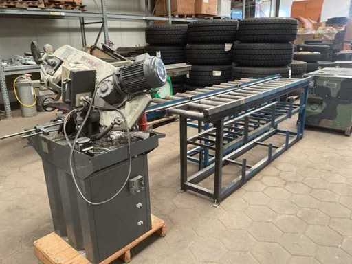 2016 Optimum S275N Beugelzaag incl. Rollenbanen