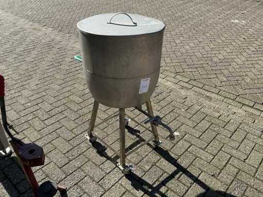 Mobile stainless steel boiler