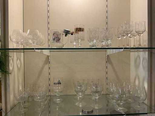 Batch of various glasses and kitchen accessories