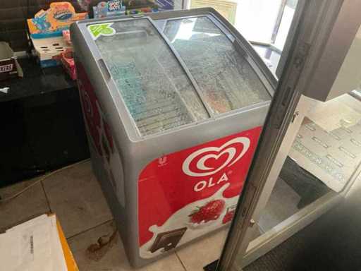Petite valise congélatrice Ola incluant des glaces fondues