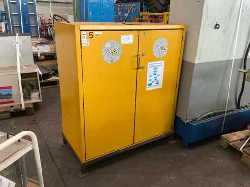 ASECOS - Feuerbeständiger Gefahrstoffschrank, ohne Inhalt