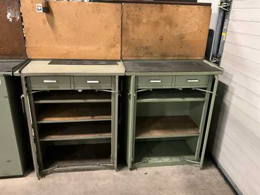 Widenhorn Werkstattschrank mit Arbeitsplatte (2x)