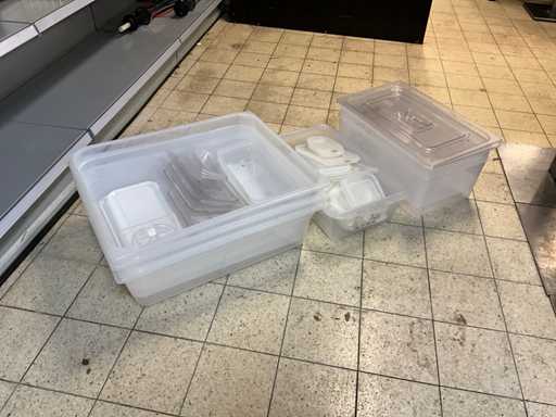 Contenants GN en plastique (7x)