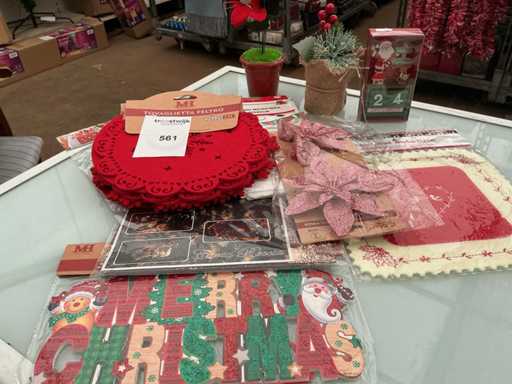 Weihnachtsdekoration für Partys.