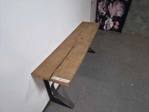 Side table old oak 180 x 45 x 75
