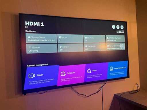 LG 75UM3DG-HJ 75 inch Pro LED 4K display