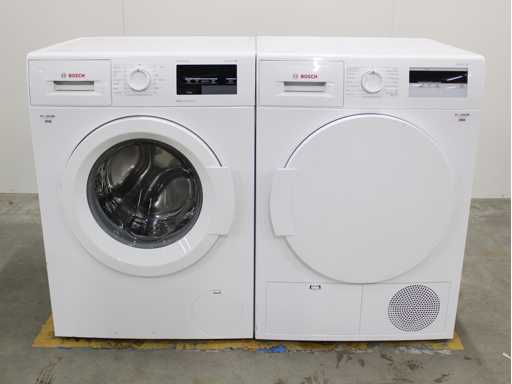 Bosch Serie|6 VarioPerfect EcoSilence Drive Waschmaschine & Bosch Serie|4 Trockner