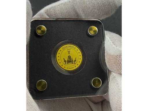 Limited 1/500 oz gold note "World Champion Rio de Janeiro 13.07.2014" in protective case incl. certificate